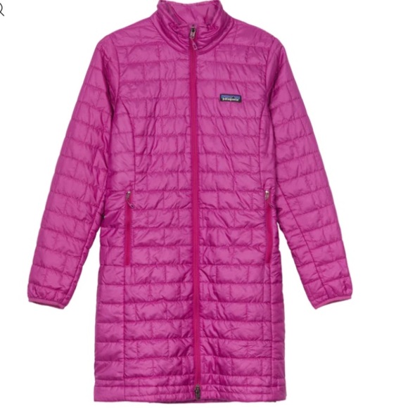 New W’s Patagonia nano puff parka size S Amaranth with tags ⭐️⭐️⭐️⭐️ - Picture 3 of 17